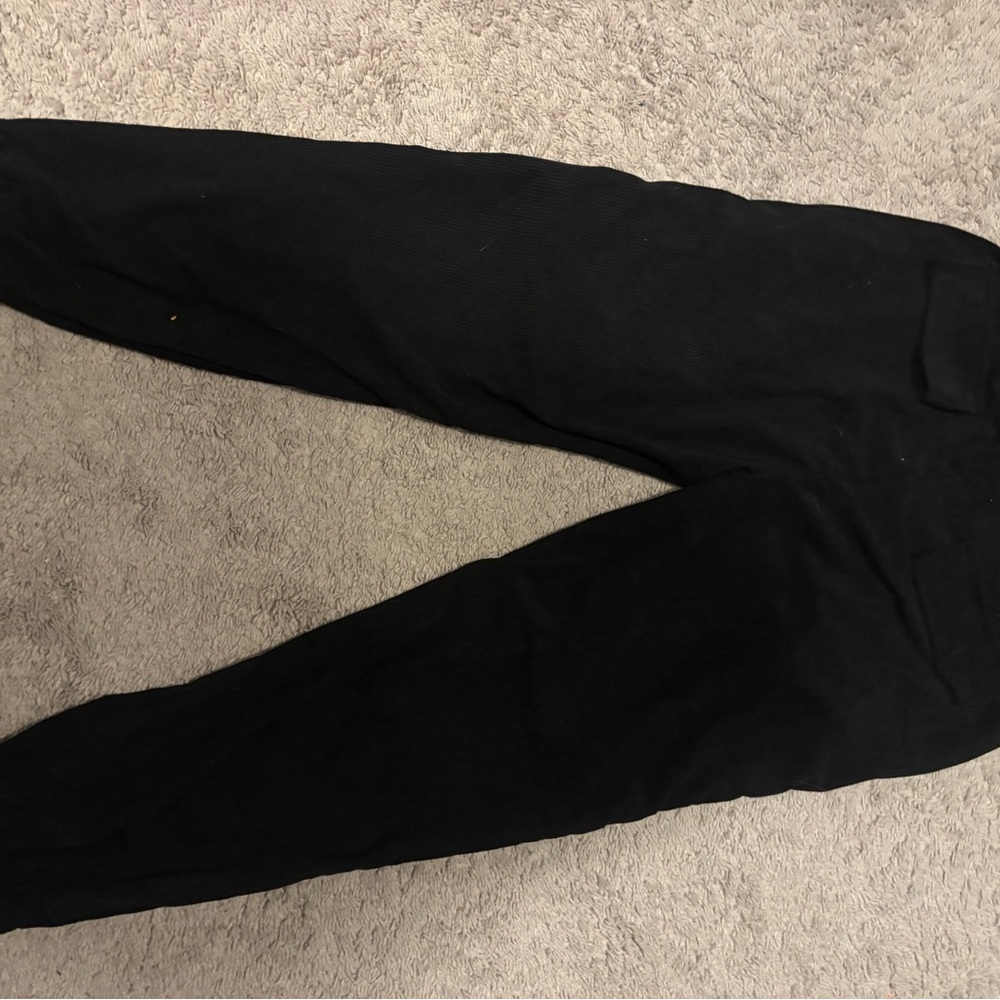 Black Sweatpants with Drawstring - image 3
